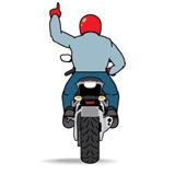 Motorcycle Single File
