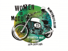 2023 Women in Moto show logo